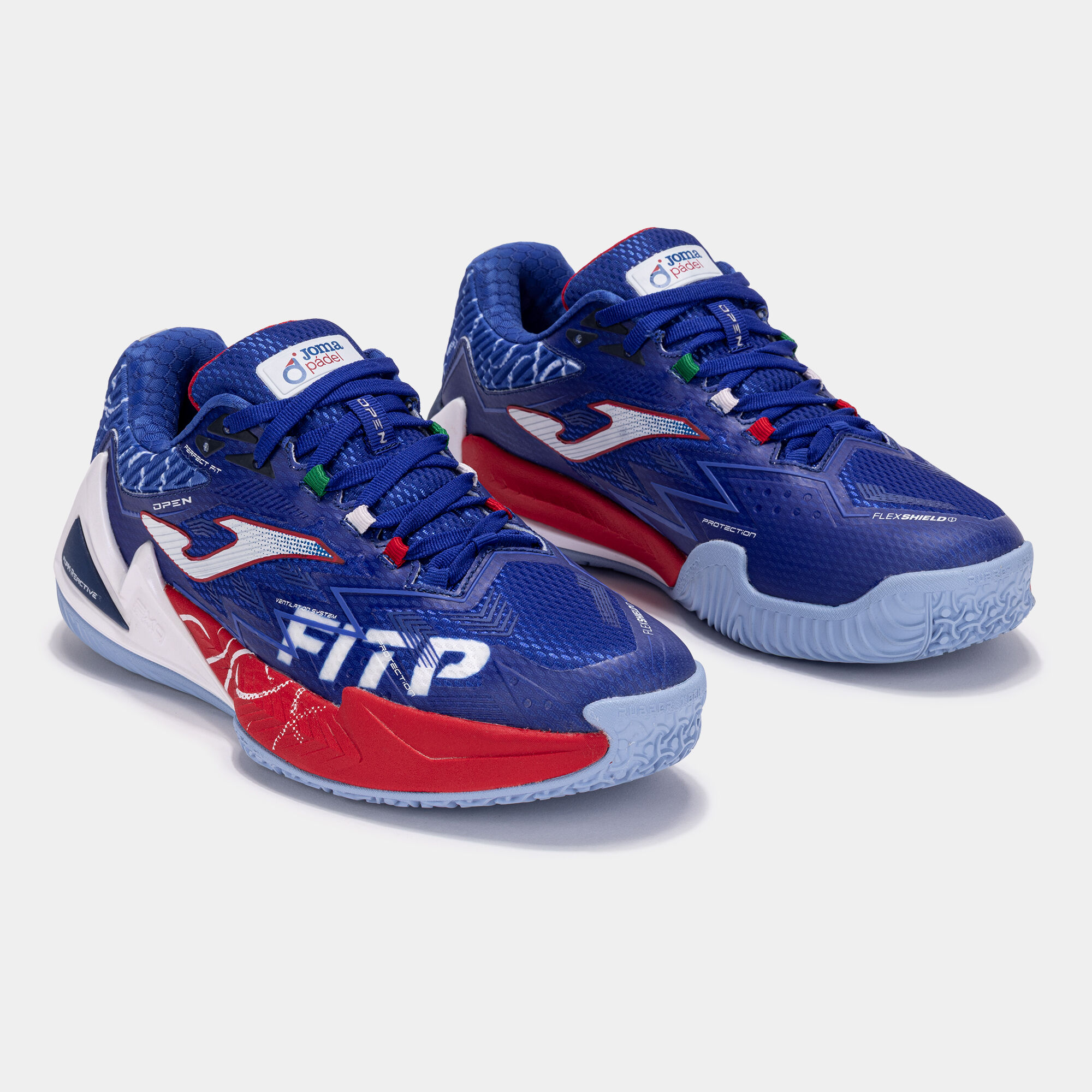 Shoes Open Men 25 Italian Tennis And Padel Federation unisex royal