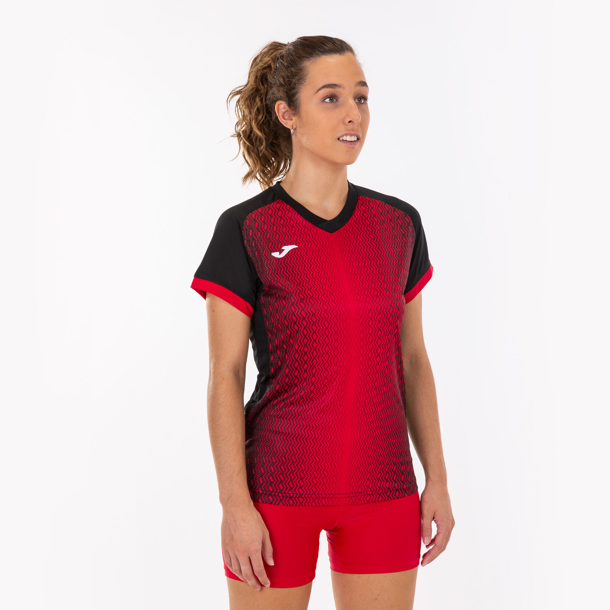 Camisetas deportivas rojo y negro new arrivals