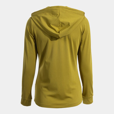 Hooded jacket woman Sculpture II green