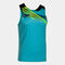 Sleeveless t-shirt man Elite X fluorescent turquoise black