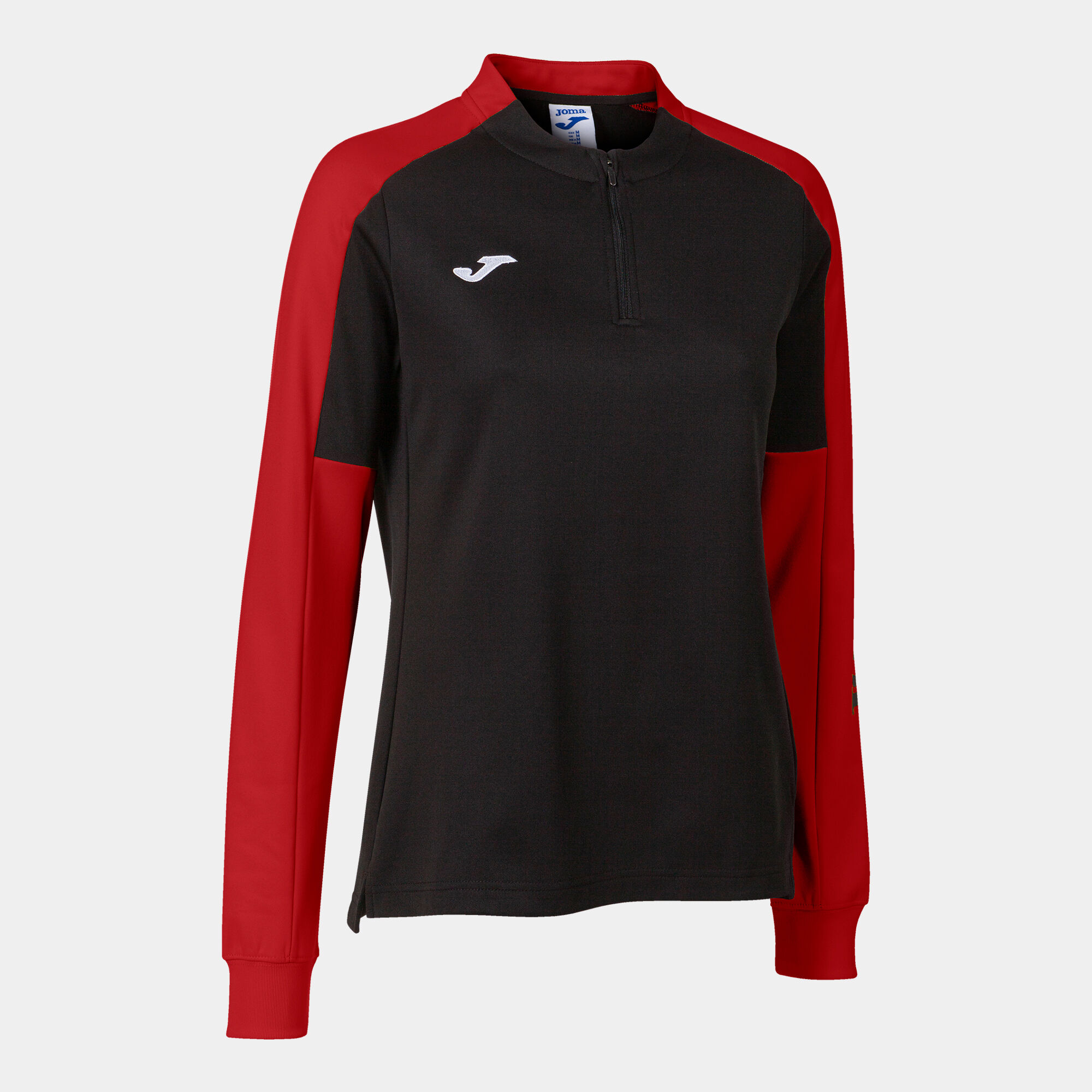 Sweat-shirt femme Eco Championship noir rouge