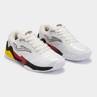 Zapatillas Set Men 24 pista dura hombre blanco rojo