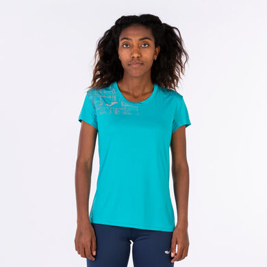 Camiseta manga corta mujer Elite VIII turquesa