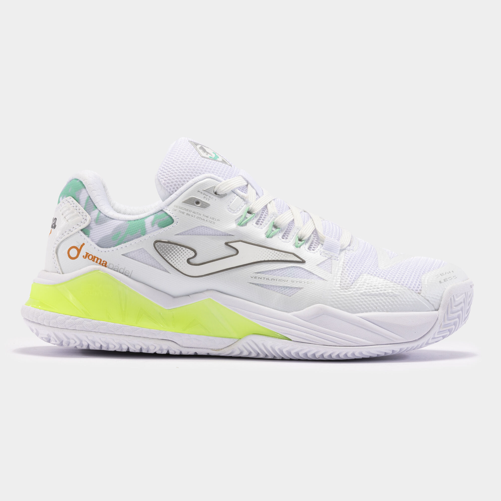 Shoes Spin Lady 24 woman white green