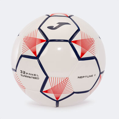 Palla calcio Neptune II bianco rosso