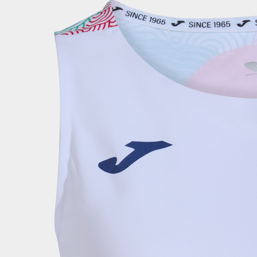 CAMISETA SIN MANGAS MUJER COMP. OFI. FED. ITALIA TENIS Y PADEL