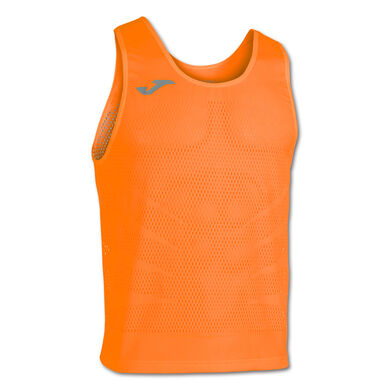SCHULTERRIEMEN-SHIRT MANN MARATHON NEON-ORANGE