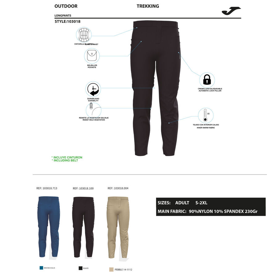 PANTALÓN LARGO EXPLORER