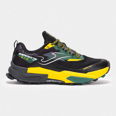 Scarpe trail Sierra 25 uomo nero giallo