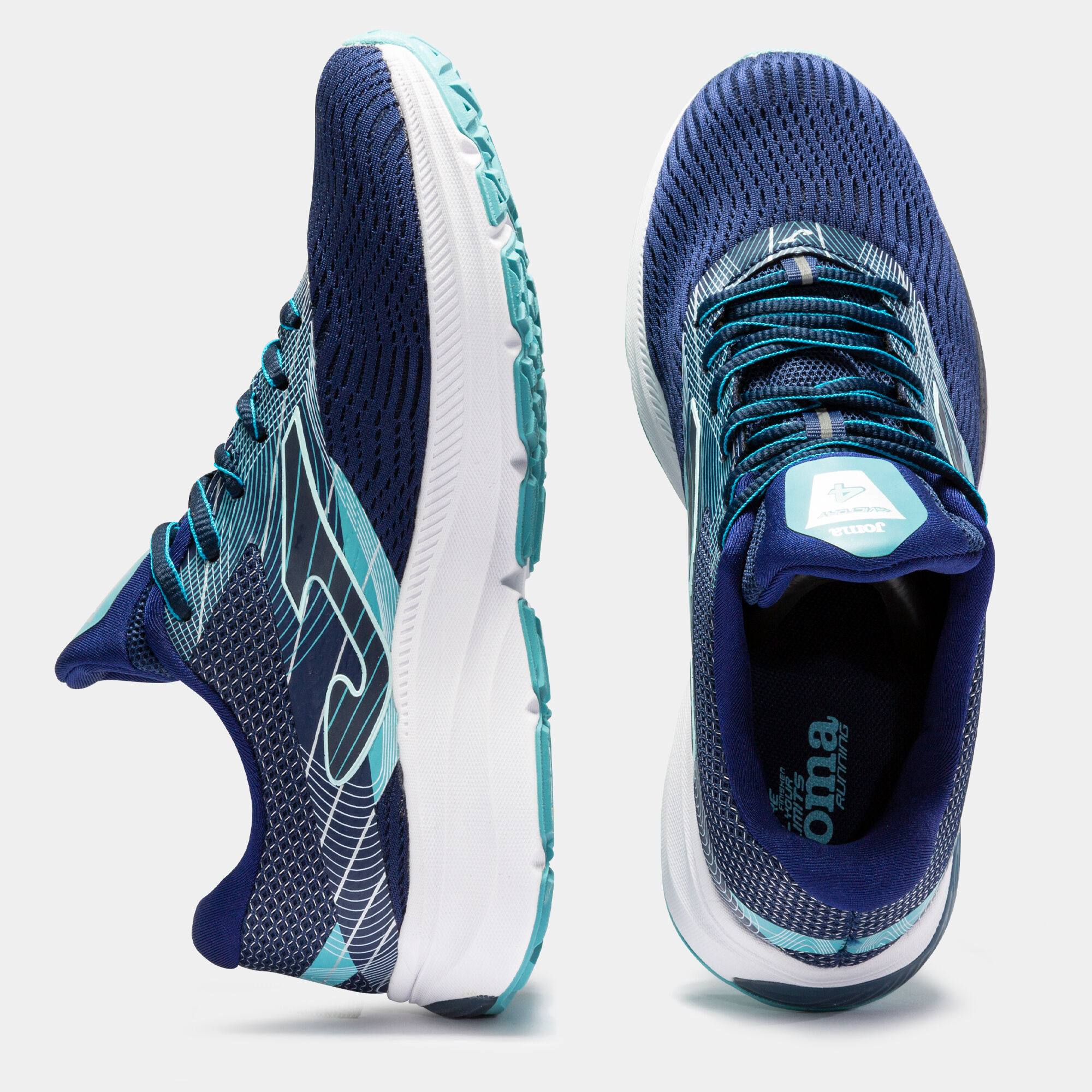 Running shoes Victory 22 woman navy blue sky blue