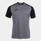 Maillot manches courtes homme Academy IV gris melange noir