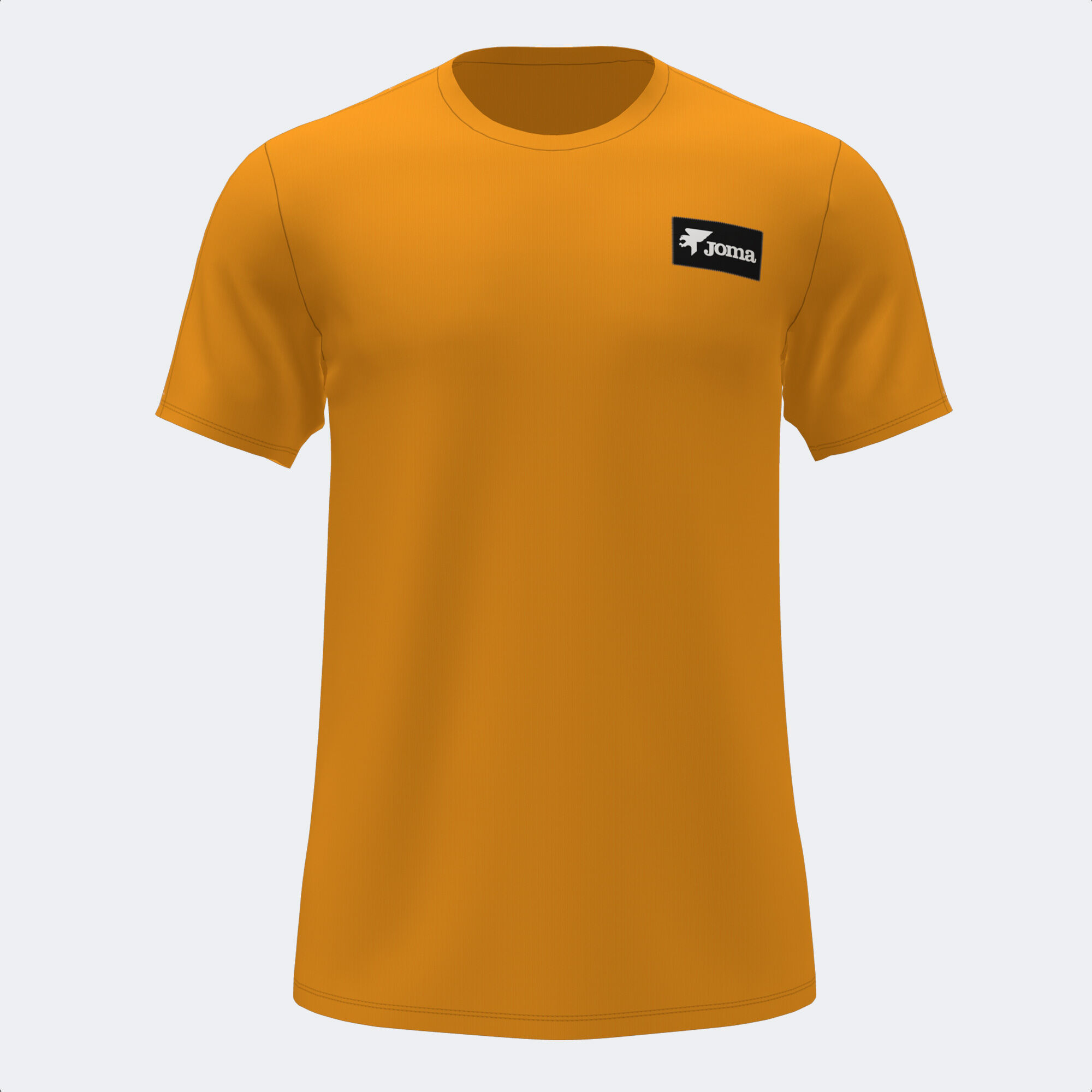 Shirt short sleeve man California orange