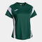 Maglia a manica corta donna Montreal verde rosa