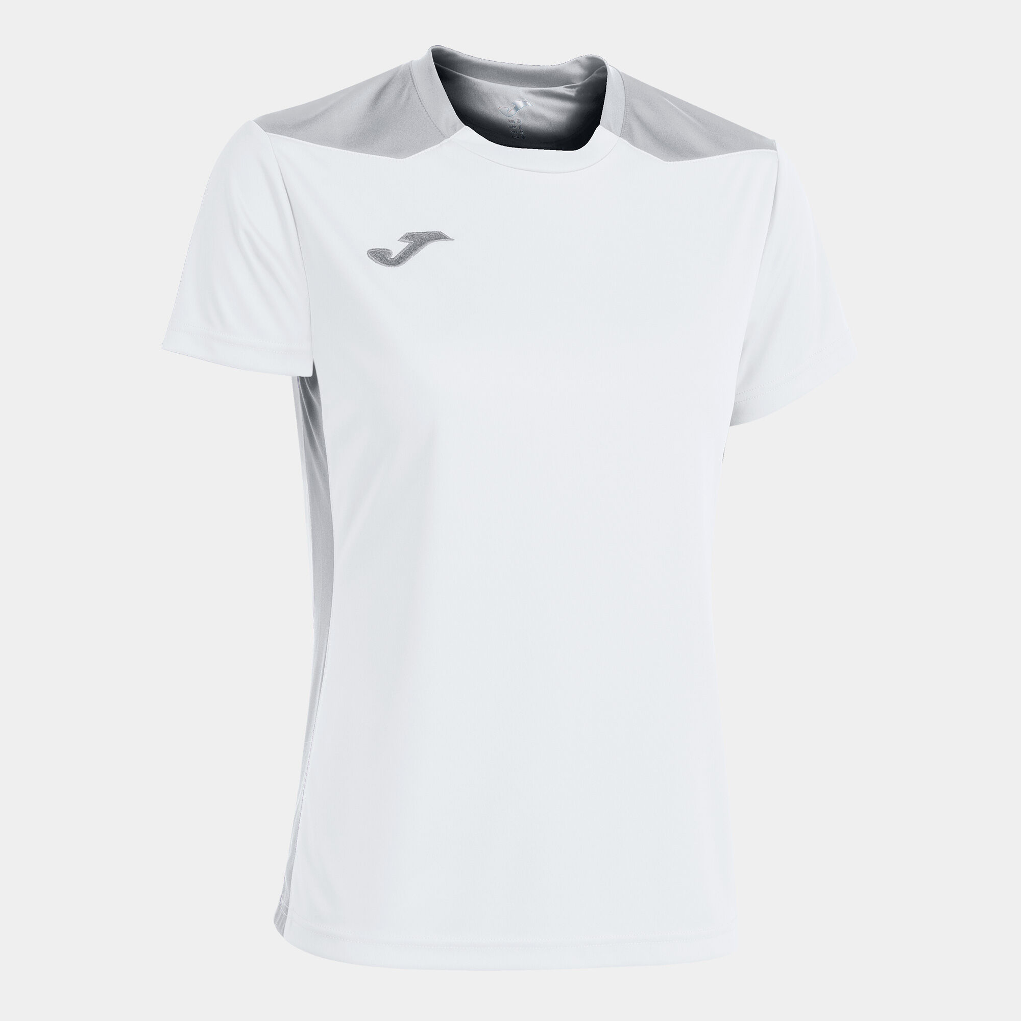 T-shirt manga curta mulher Championship VI branco cinzento