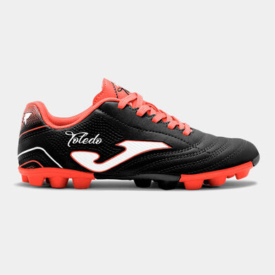 Botas f&uacute;tbol Toledo Jr 26 terreno duro HG junior negro
