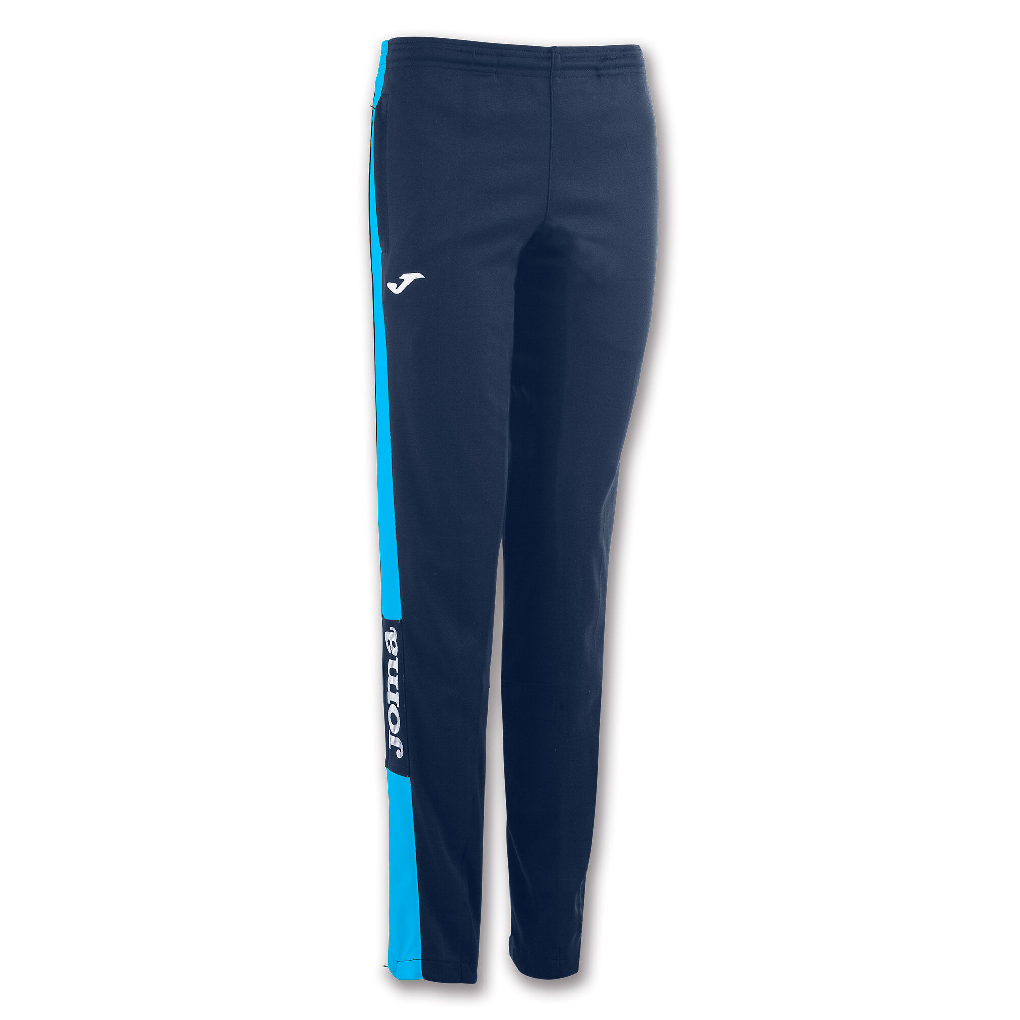 Pantalone lungo donna Championship IV blu navy turchese fluorescente