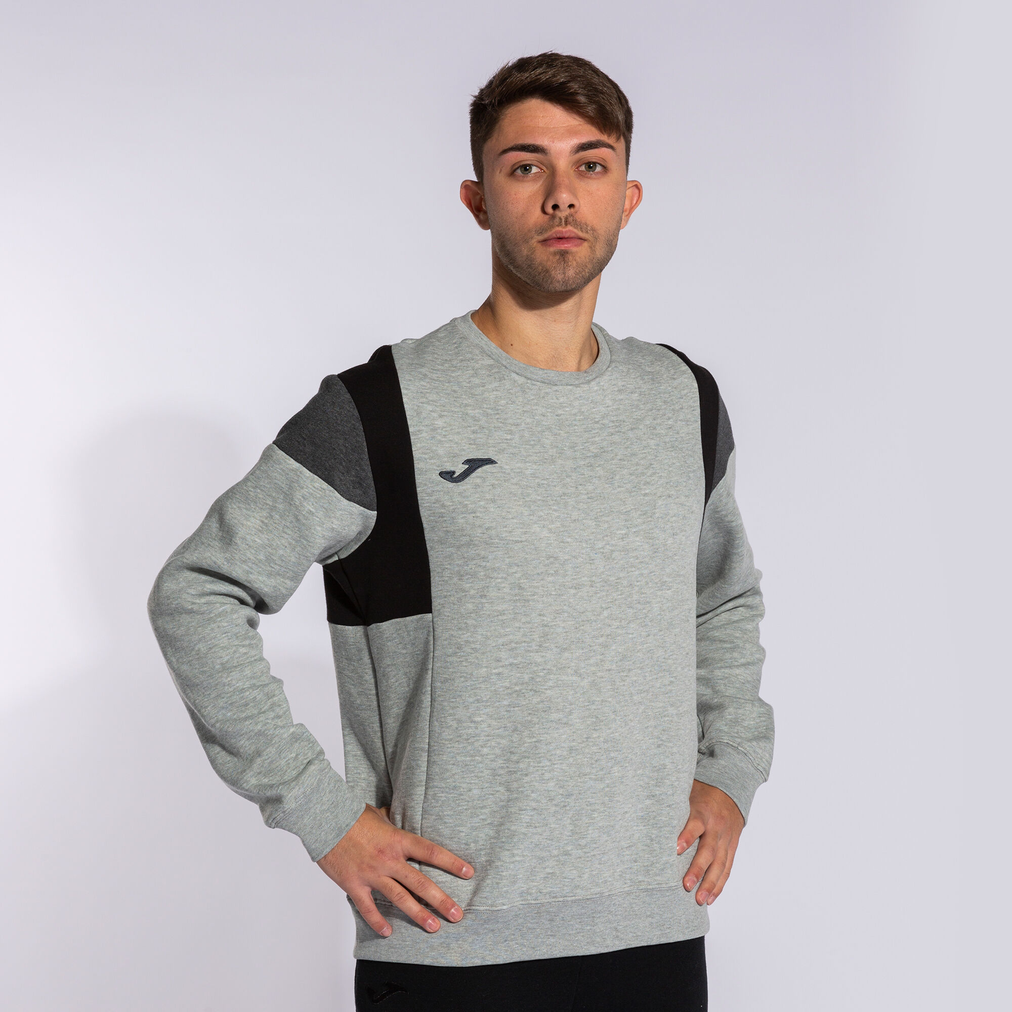Sweatshirt man Confort III melange gray