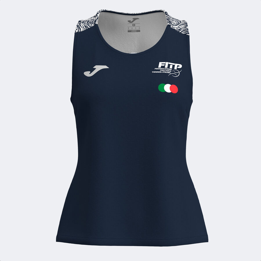 CAMISETA SIN MANGAS MUJER COMP. OFI. FED. ITALIA TENIS Y PADEL