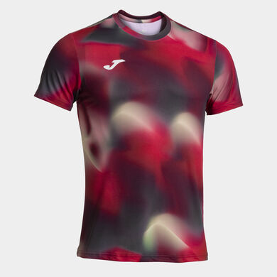 T-shirt manga curta homem R-Trail Nature vermelho
