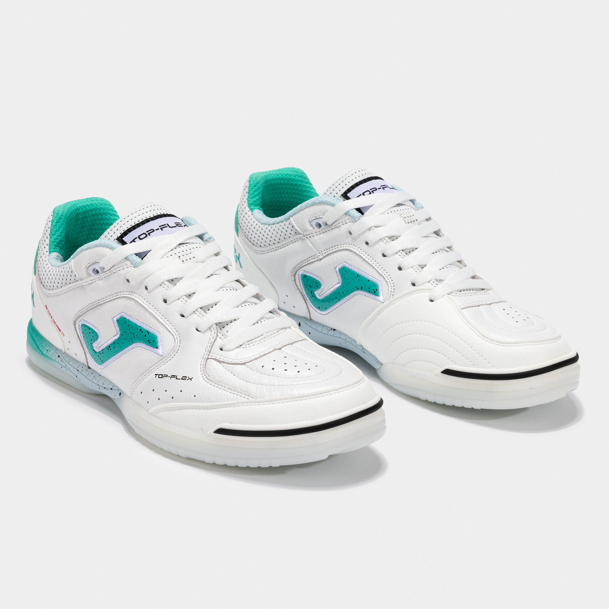 Futsal shoes Top Flex 25 indoor white turquoise | JOMA®