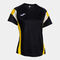 Maglia a manica corta donna Montreal nero giallo