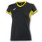 TRICOU CU MÂNECĂ SCURTĂ DAMĂ CHAMPIONSHIP IV NEGRU GALBEN