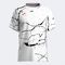 Camiseta manga corta hombre R-Night blanco negro