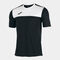 Shirt short sleeve man Winner black white