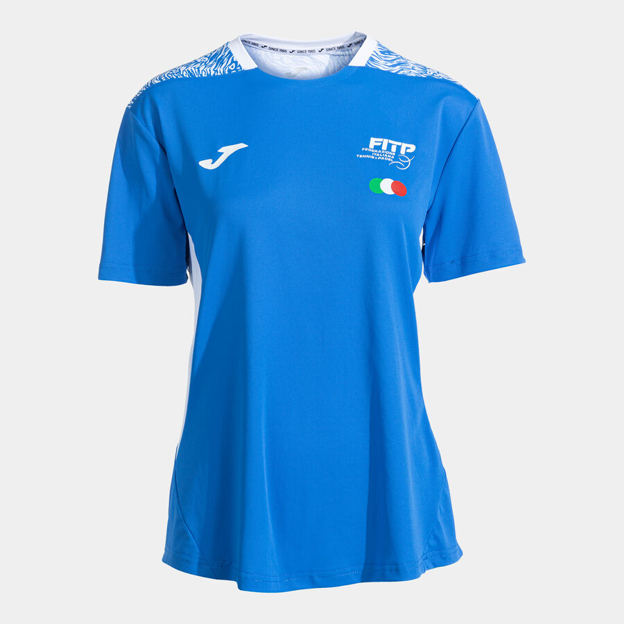 CAMISETA MANGA CORTA MUJER COMP. OFI. FED. ITALIA TENIS Y PADEL