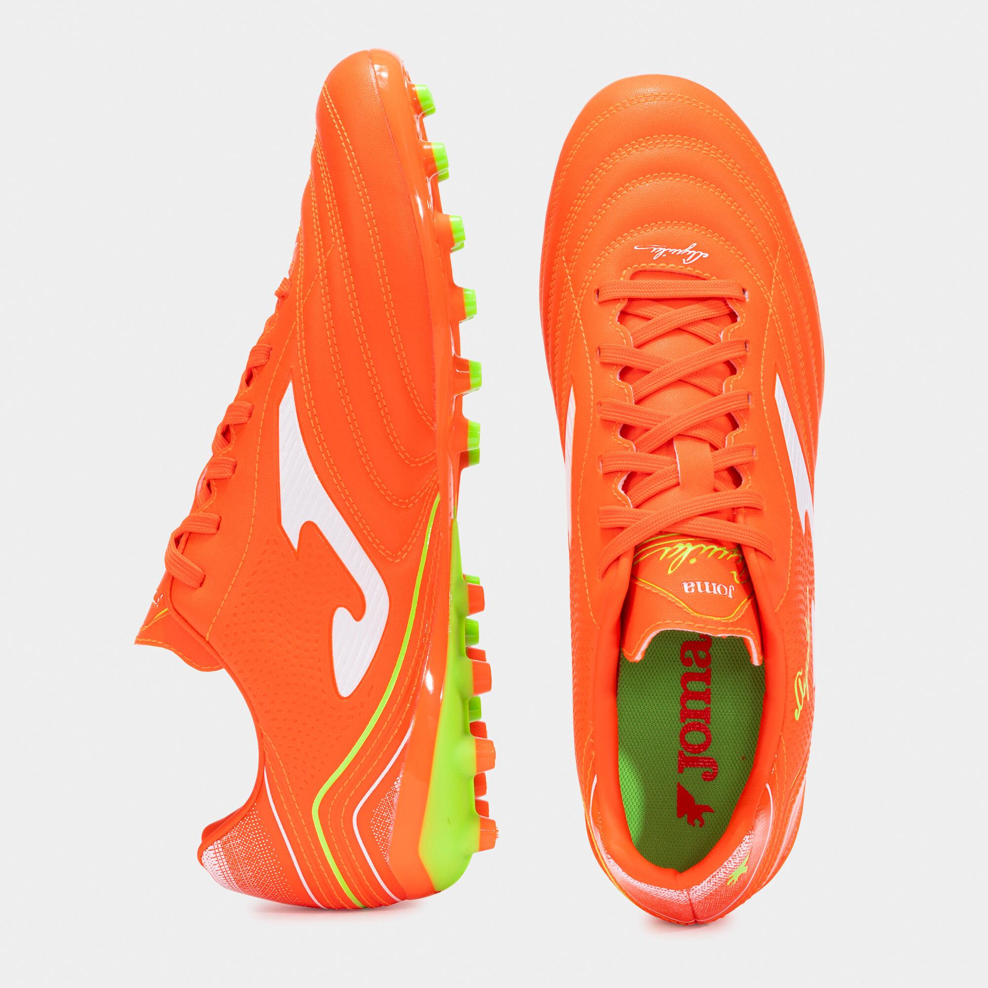 Football boots Aguila 25 artificial grass fluorescent orange | JOMA®