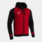 Chaqueta con capucha hombre Lider rojo negro