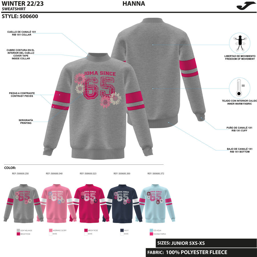 SUDADERA HANNA