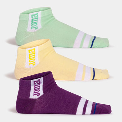 Calcetines mujer Beta morado amarillo verde