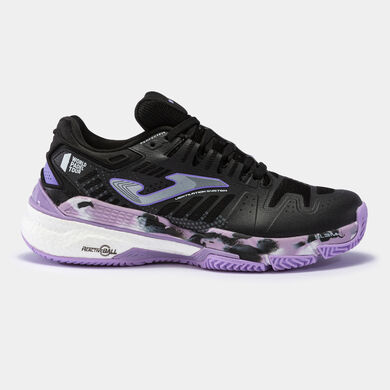 Zapatillas T.Slam 23 clay mujer negro morado