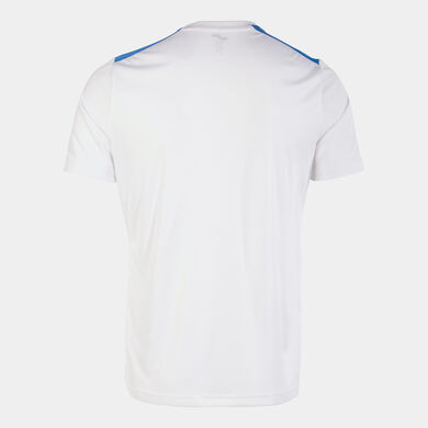 Maillot manches courtes homme Championship VII blanc bleu roi