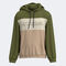 Felpa con cappuccio uomo Mimetic verde beige kaki