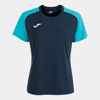 Camiseta manga corta mujer Academy IV marino turquesa flúor
