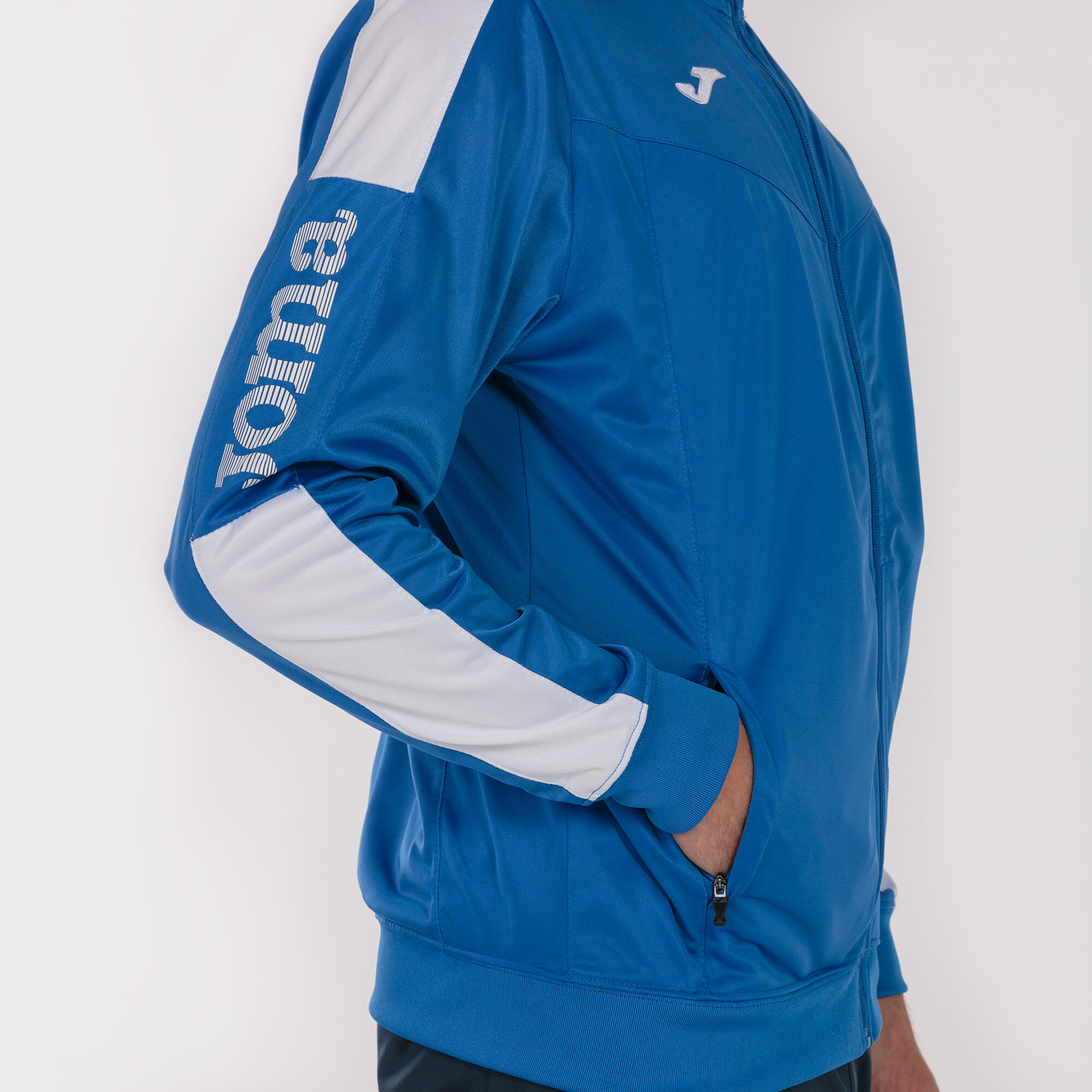 Jacket man Championship IV royal blue white