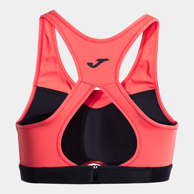 Sujetador deportivo mujer Iconic coral