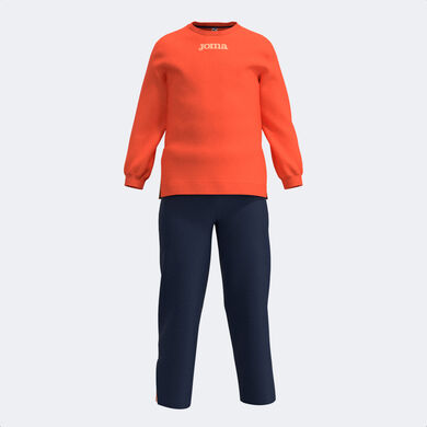 Trainingsanzug mädchen Kids Camp orange marineblau