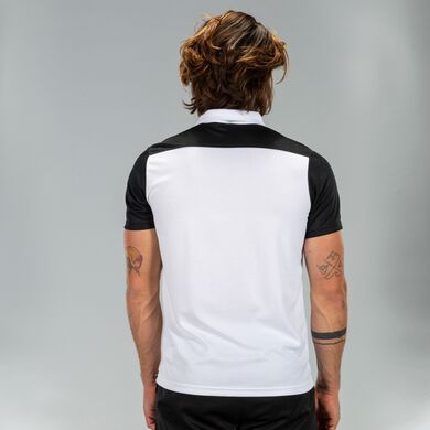 Polo manches courtes homme Hobby II blanc noir