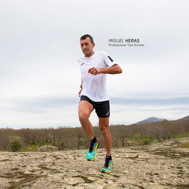 Maglia a manica corta uomo R-Trail Nature bianco