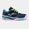 Zapatillas Slam 22 clay junior marino turquesa