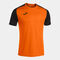 Camiseta manga corta hombre Academy IV naranja negro