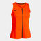 Sleeveless t-shirt woman Challenge orange