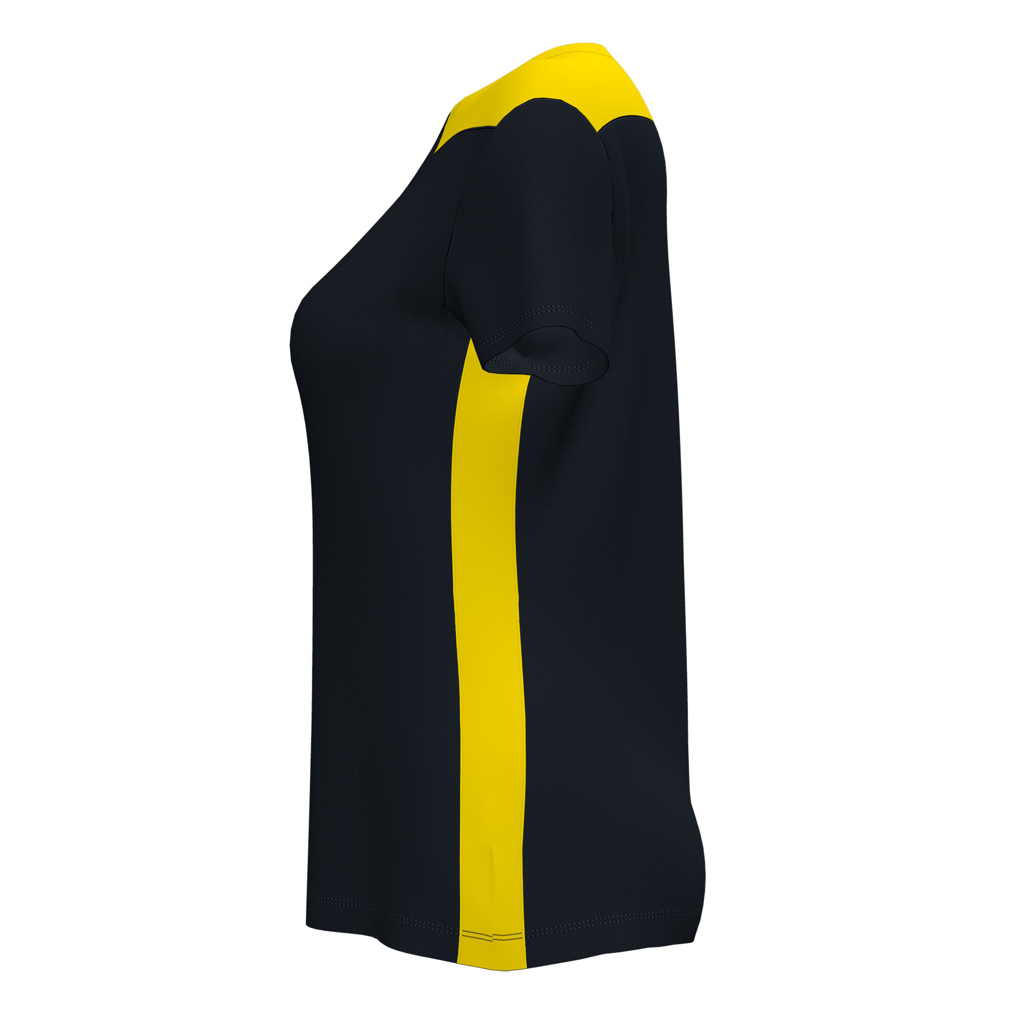 Tricou cu mânecă scurtă damă Championship VI negru galben