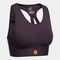 Reggiseno sportivo donna Indoor Gym marrone arancione