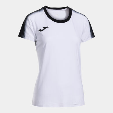 Maglia a manica corta donna Elite XI bianco nero
