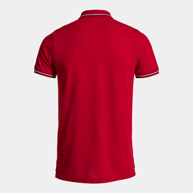 Polo manga corta hombre Confort Classic rojo marino