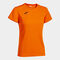 Camiseta manga corta mujer Combi naranja